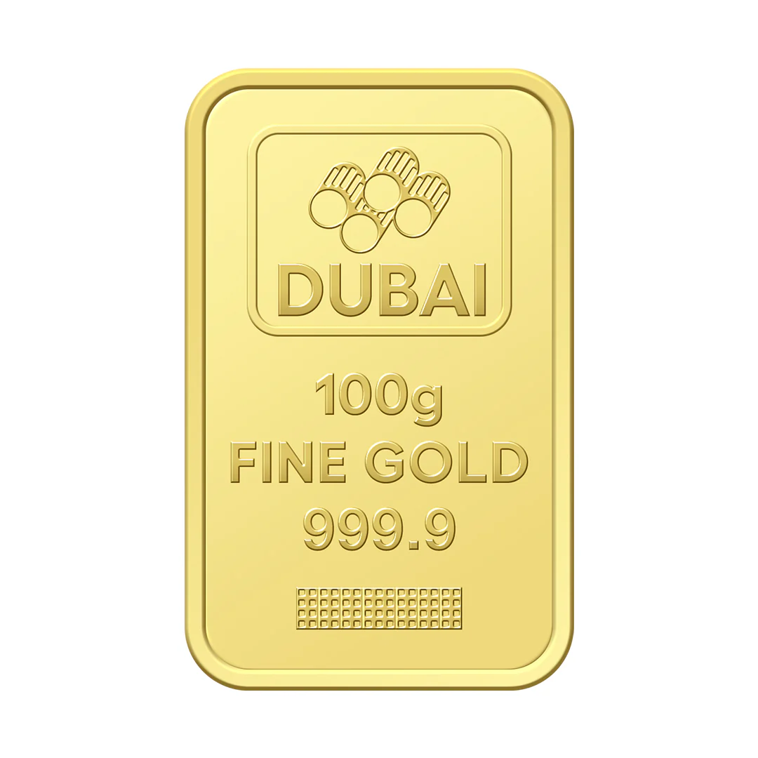 100 Grams Gold Bar 24KT - FKJGBR24K2246