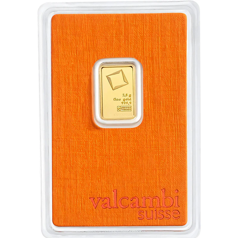 2.5 Gram Gold Bar 24KT Valcambi Suisse Gold - FKJGBR24K2163 - Image 3