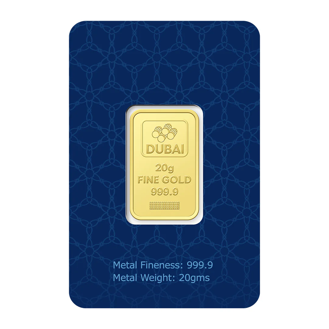 20 Grams Gold Bar 24KT - FKJGBR24K2242 - Image 3