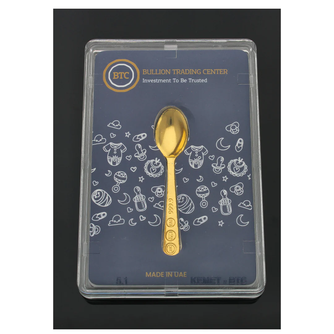 5 Grams Gold Spoon 24KT - FKJSP24KU6600