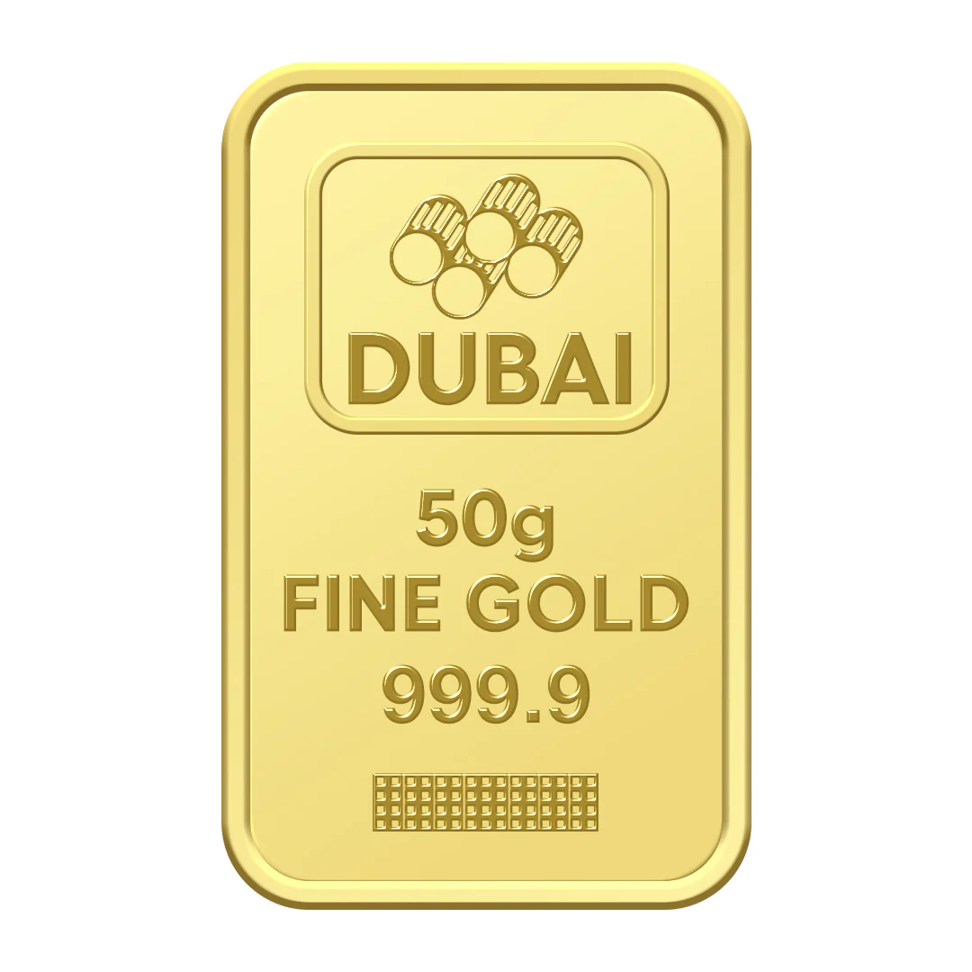 50g Burj Khalifa Pure 999.9 Fine Gold Bar 24KT  - FKJGBR24K2346 - Image 2
