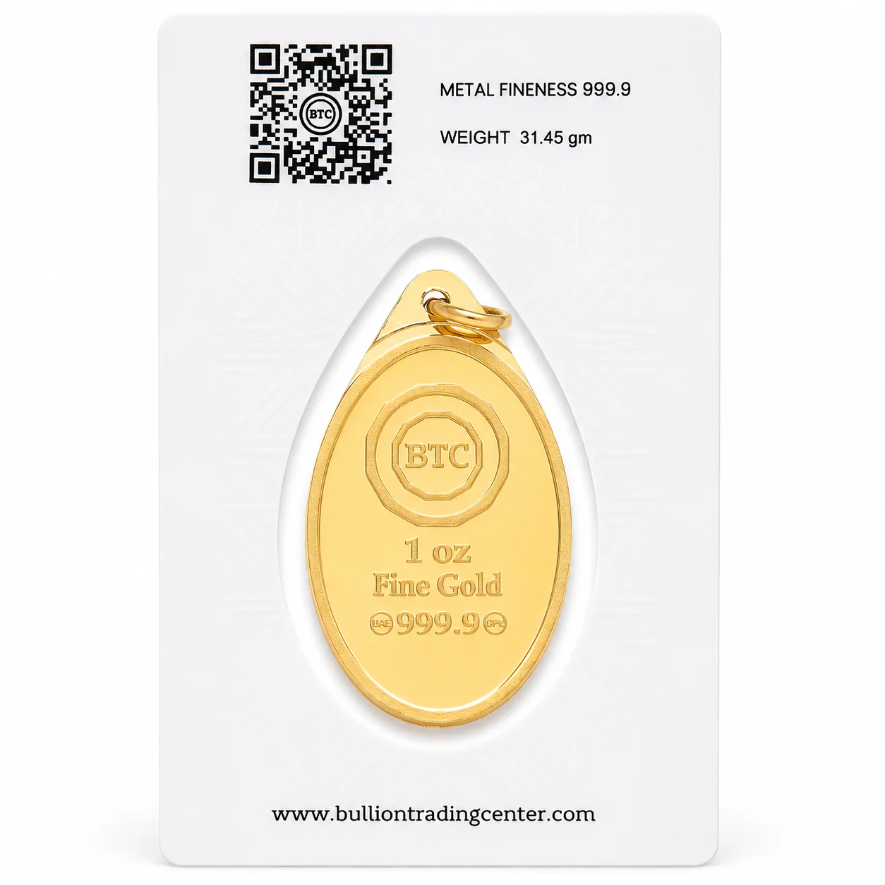 BTC 1 Ounce Ayatul Kursi Gold Pendant 24KT – FKJGBR24K6941 - Image 3