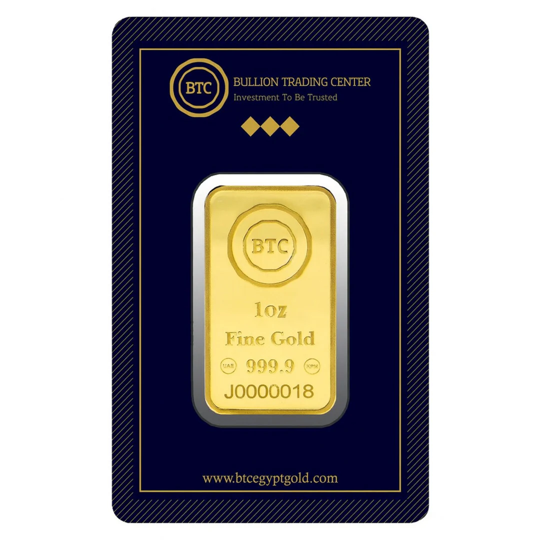 BTC 1 Ounce Gold Bar 24KT - FKJGBR24K6674 - Image 2