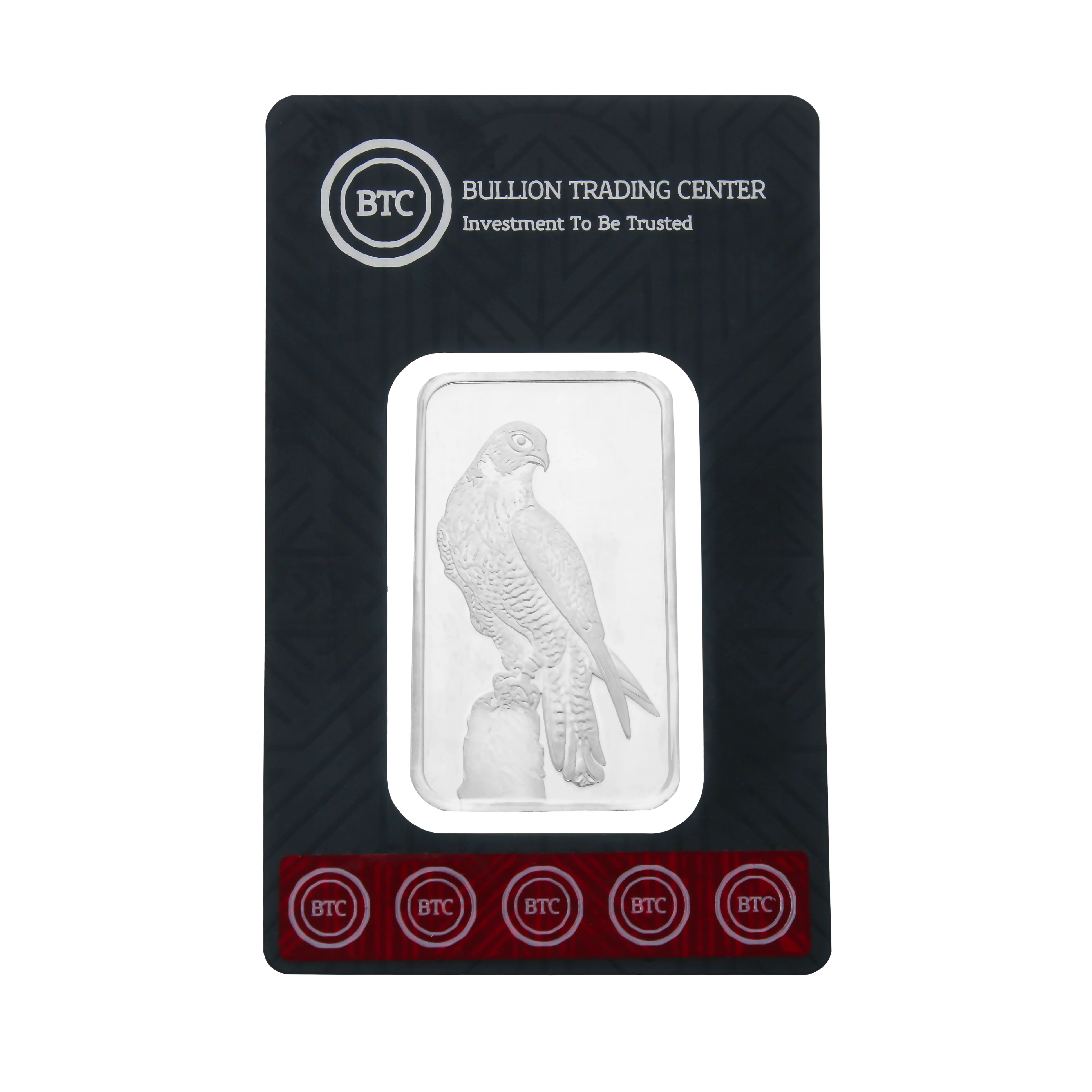 BTC 1 Ounce The Falcon Silver Bar - FKJGBRSL6788