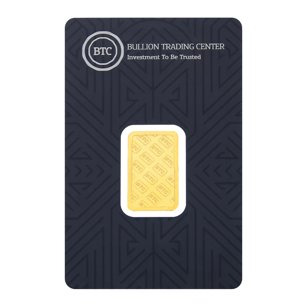 BTC 5 Gram Gold Bar 24KT - FKJGBR24K2320