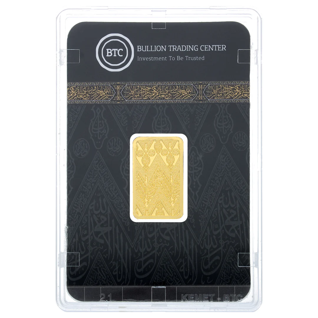 BTC 10 Grams Kiswa Box Gold Bar 24KT - FKJGBR24K6922