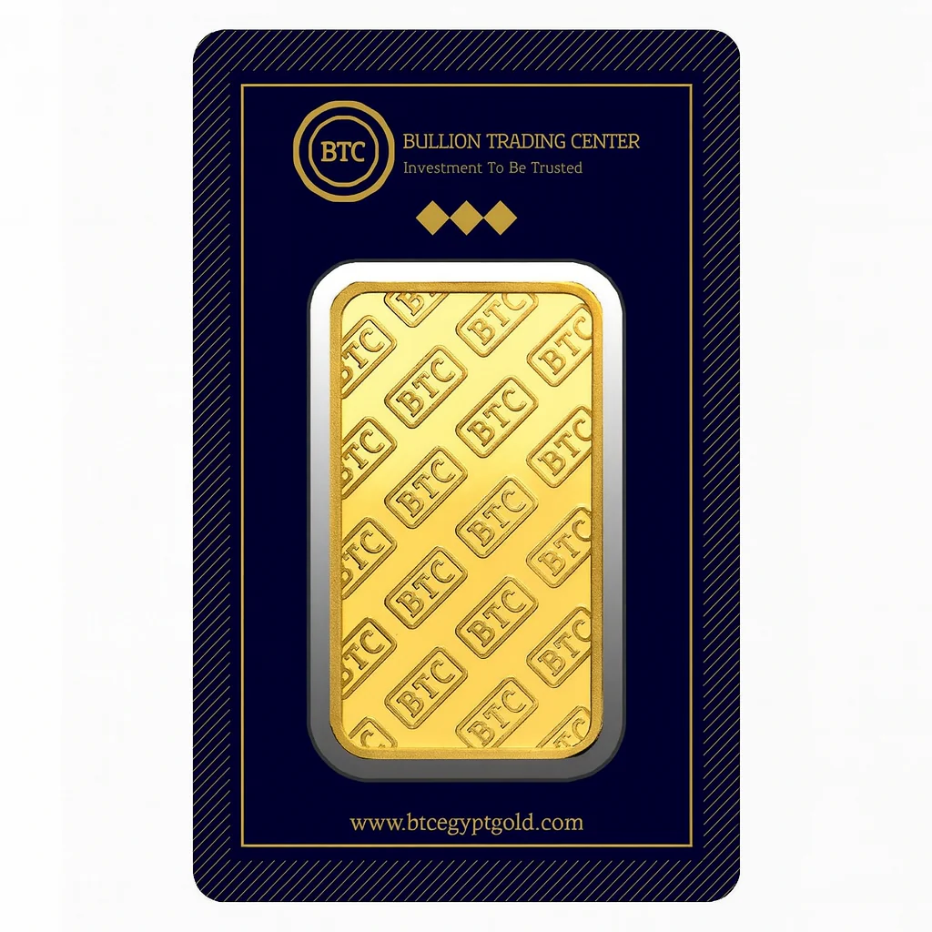 BTC 50 Gram Gold Bar 24KT - FKJGBR24K6675
