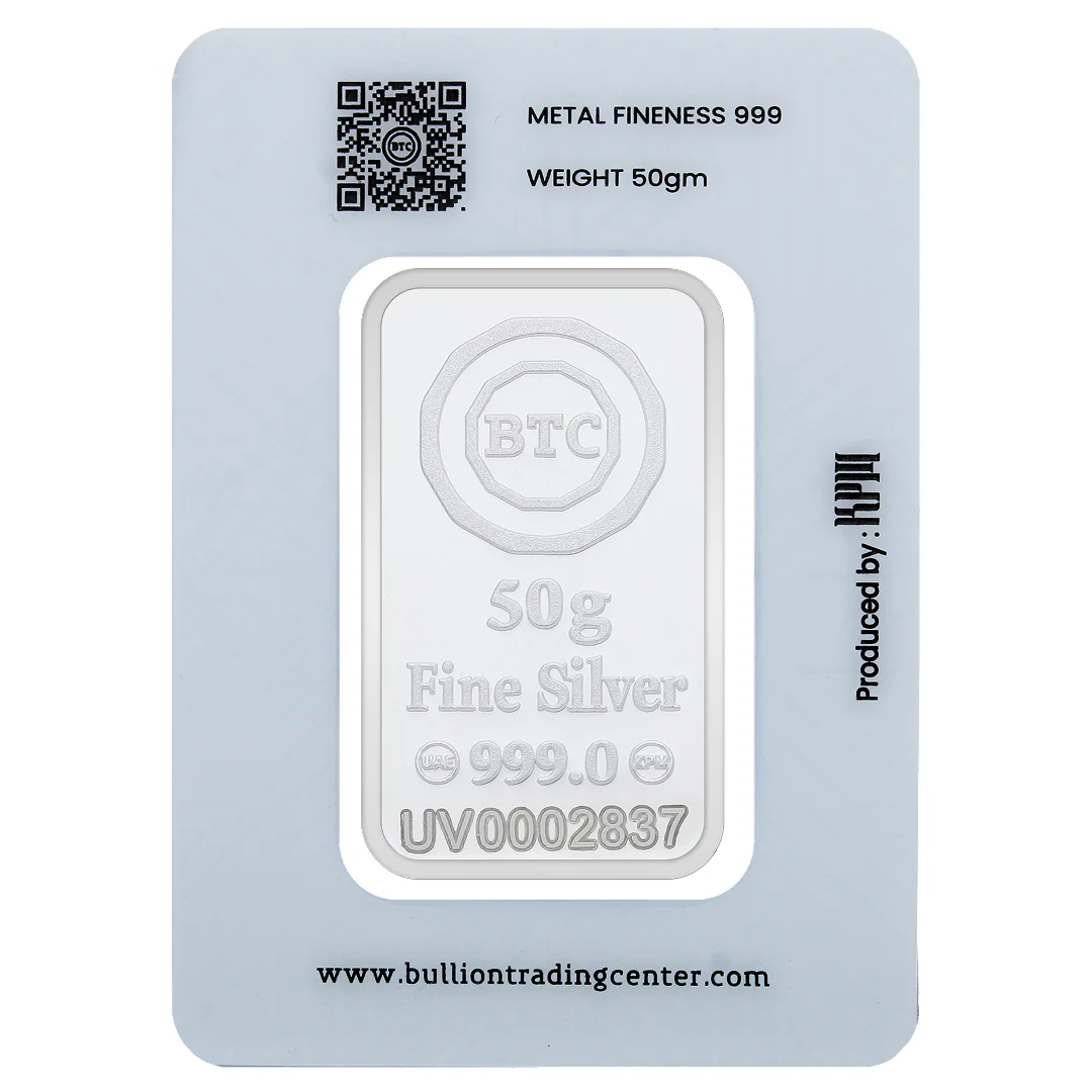 BTC 50 Grams The Falcon Silver Bar - FKJGBRSL6620 - Image 2