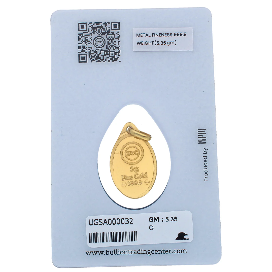 BTC Ammi 5.35 Grams Gold Pendant 24KT - FKJPND24K6606 - Image 2