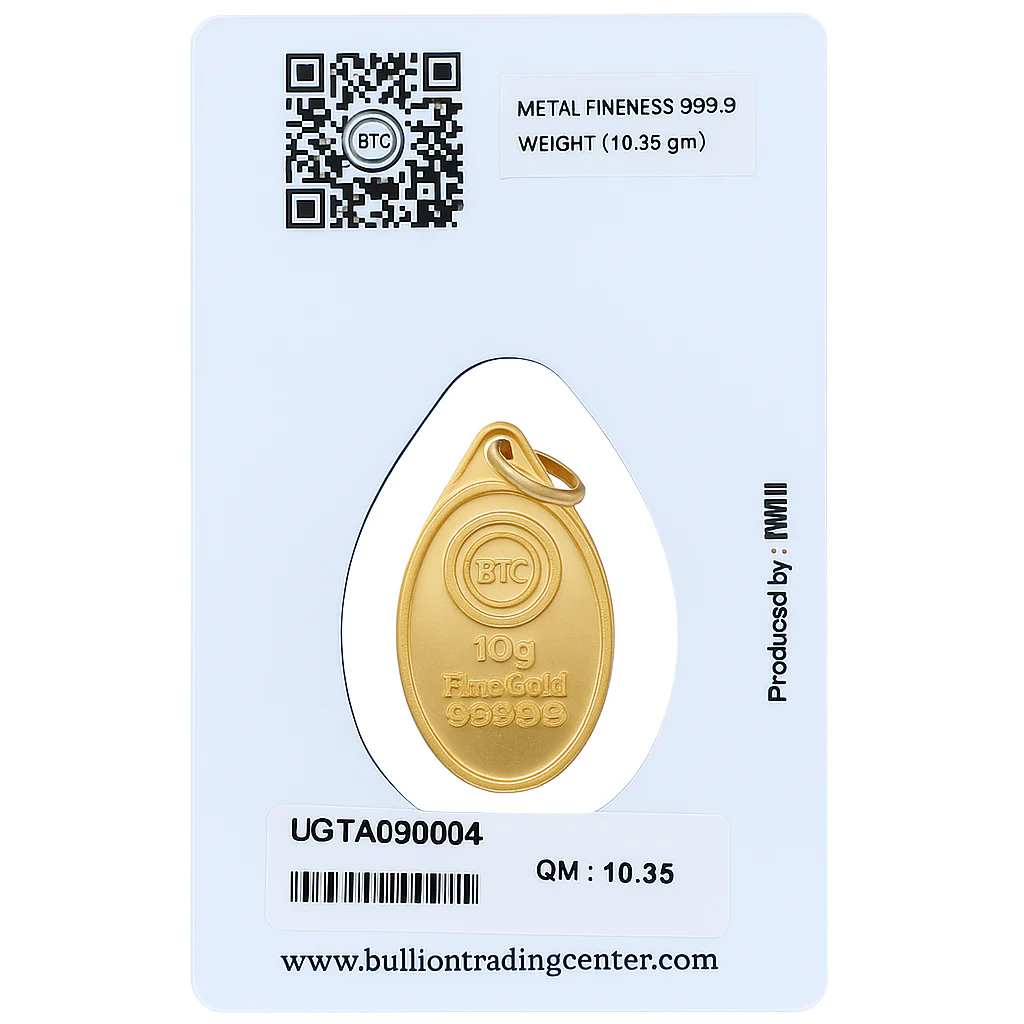 BTC Ayat El Kursi 10.35 Grams Gold Pendant 24KT - FKJPND24K6640 - Image 2