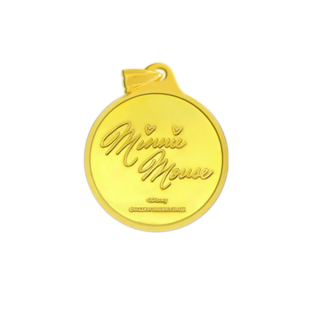 Disney Minnie Mouse 2.35 Grams BTC Pendant 999.9 Purity (Without Chain)- FKJPND24K6691 - Image 2