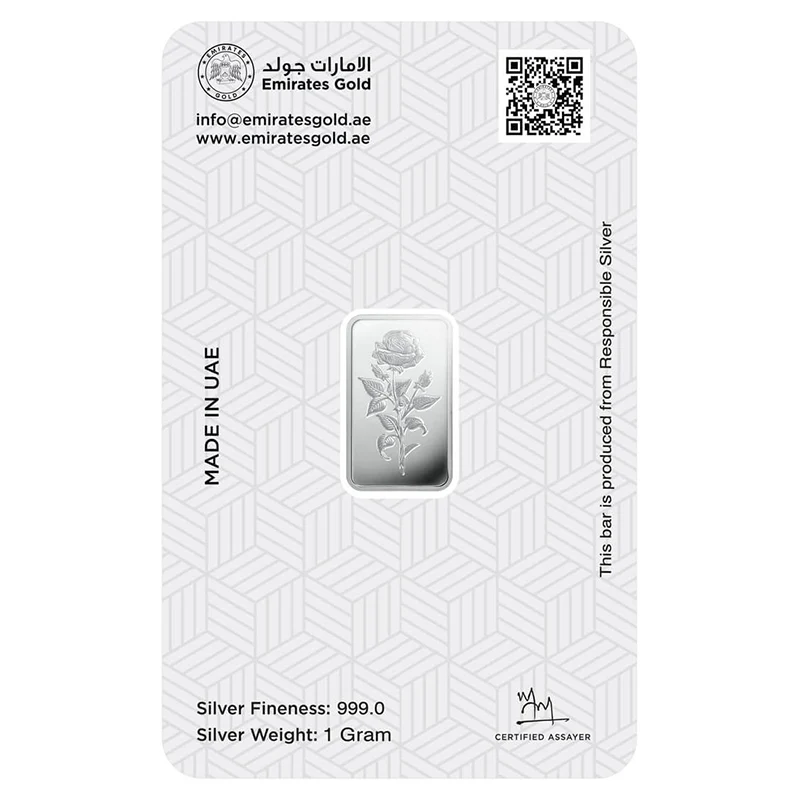 Emirates 1 Gram Silver Bar in 999 Silver - FKJGBRSL2179 - Image 3
