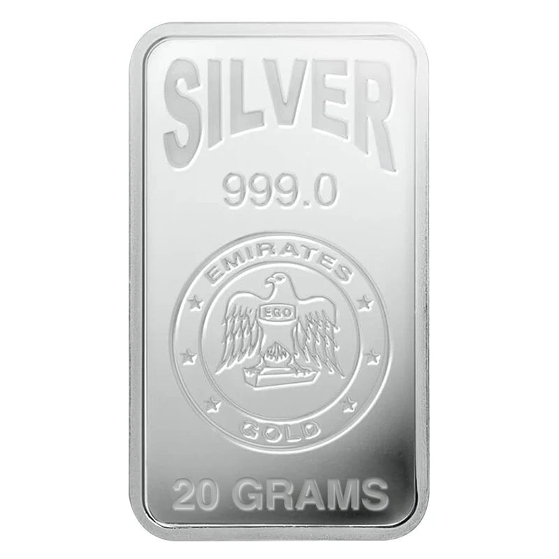 Emirates 20 Gram Silver Bar in 999 Silver - FKJGBRSL2161