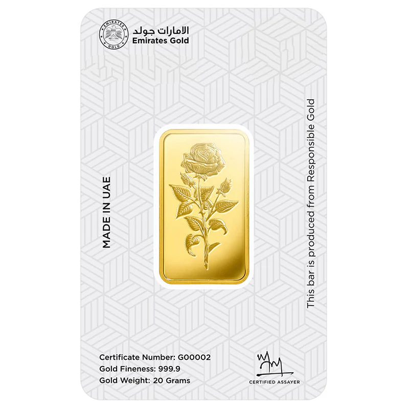 Emirates 20 Grams 999.9 Purity Gold Bar - FKJGBR24K2199 - Image 4