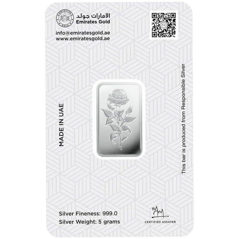 Emirates 5 Gram Silver Bar in 999 Silver - FKJGBRSL2159 - Image 3