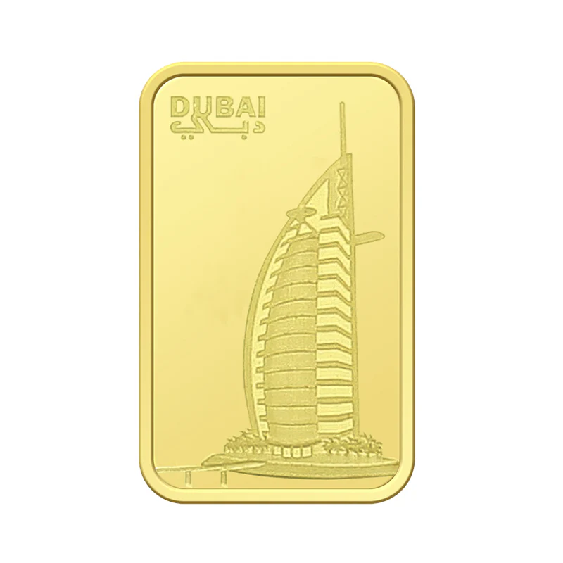 Emirates Minting 1 Gram Burj Al Arab Gold Bar 999.9 Purity - FKJGBR24K2324 - Image 3