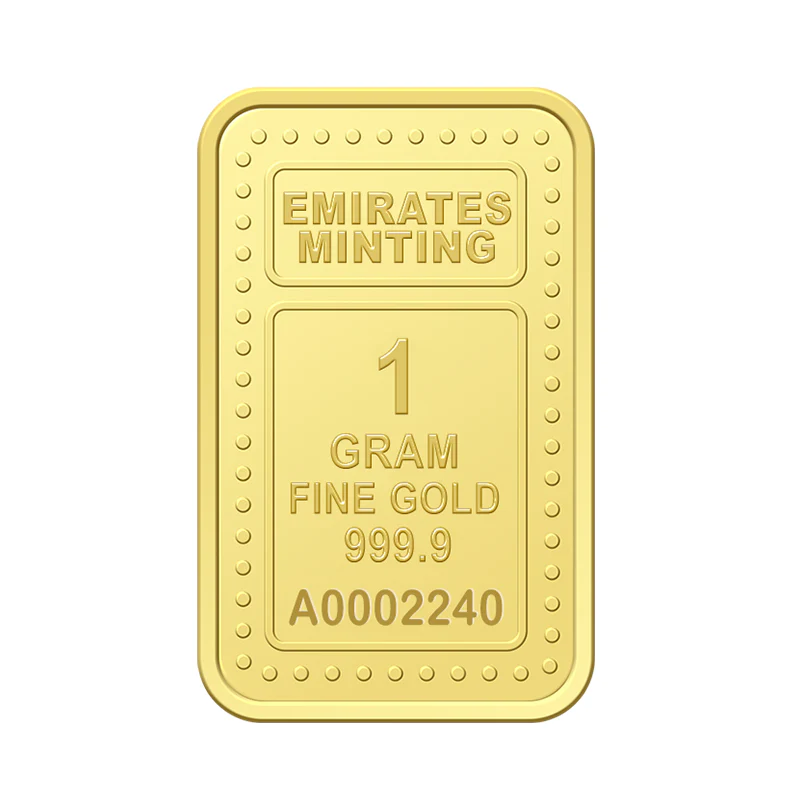 Emirates Minting 1 Gram UAE Heritage Building Gold Bar 999.9 Purity - FKJGBR24K2325 - Image 4