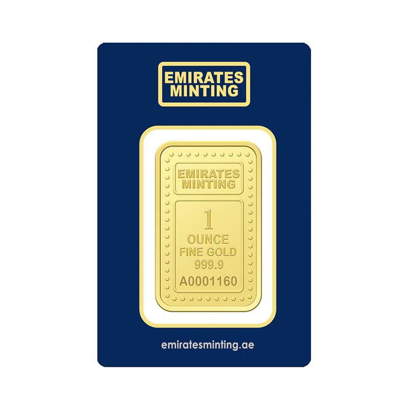 Emirates Minting 1 Ounce Gold Bar 999.9 Purity - FKJGBR24K2295 - Image 2