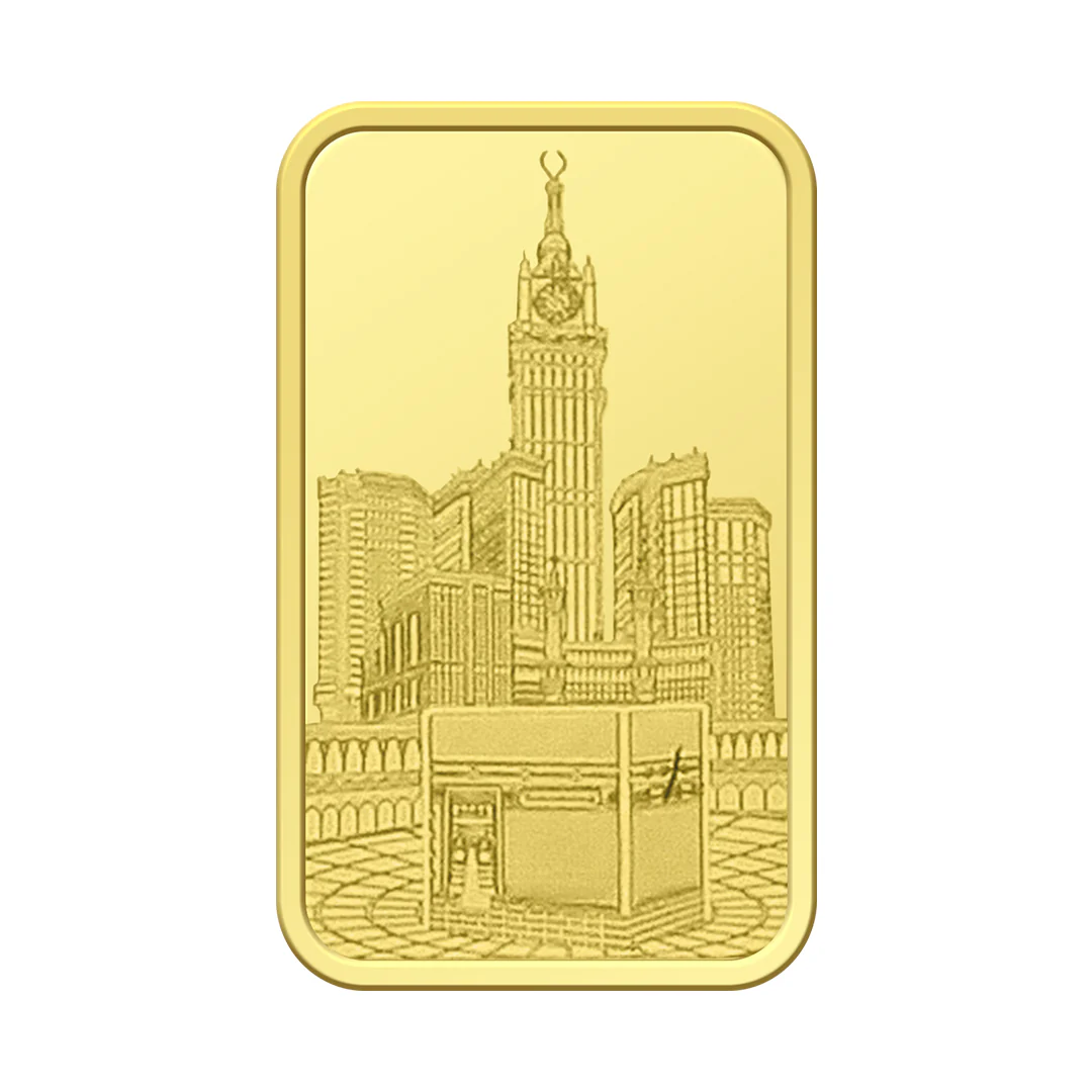 Emirates Minting 10 Grams Kaaba Gold Bar 999.9 Purity - FKJGBR24K2336 - Image 2