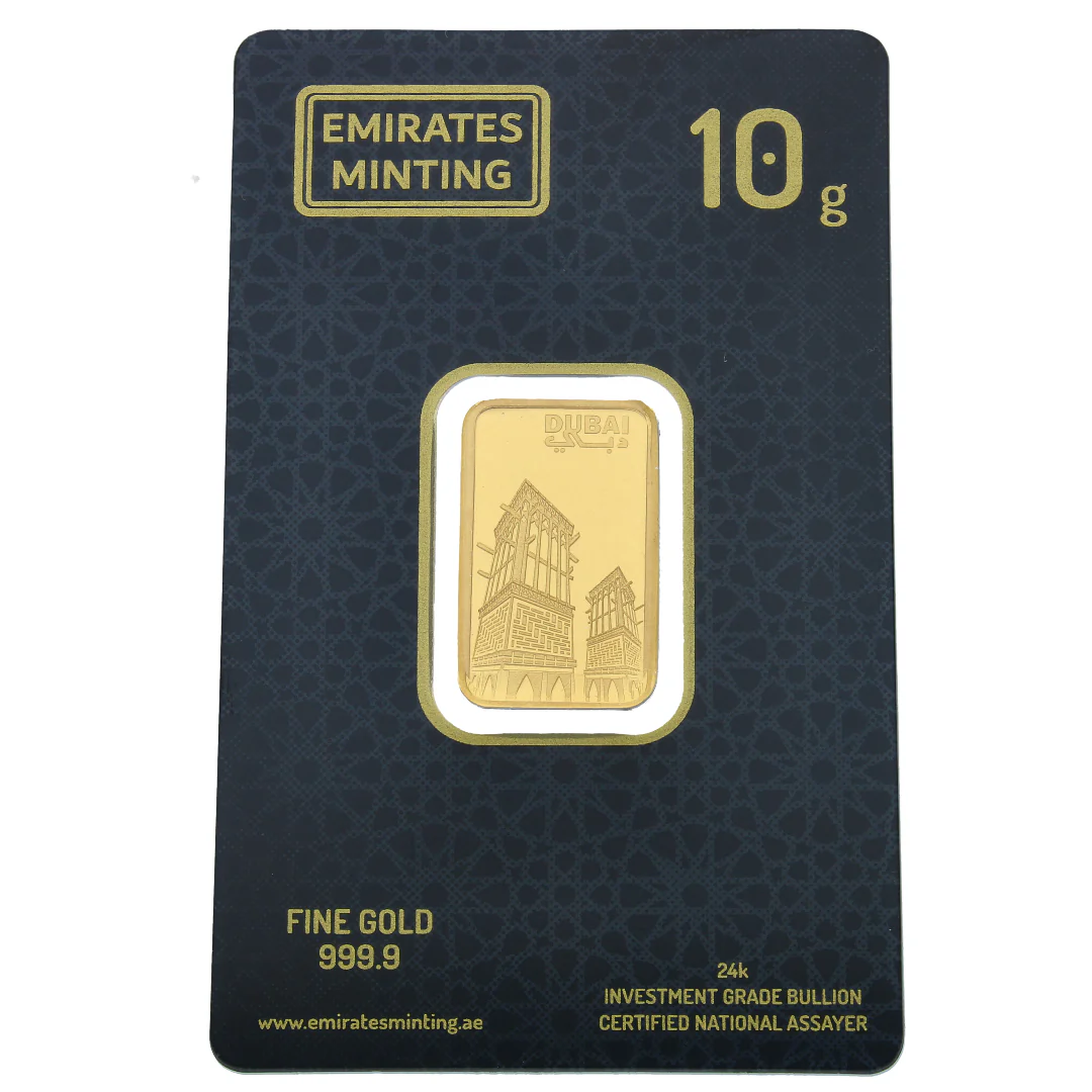 Emirates Minting 10 Grams UAE Heritage Building Gold Bar 999.9 Purity - FKJGBR24K2337 - Image 3