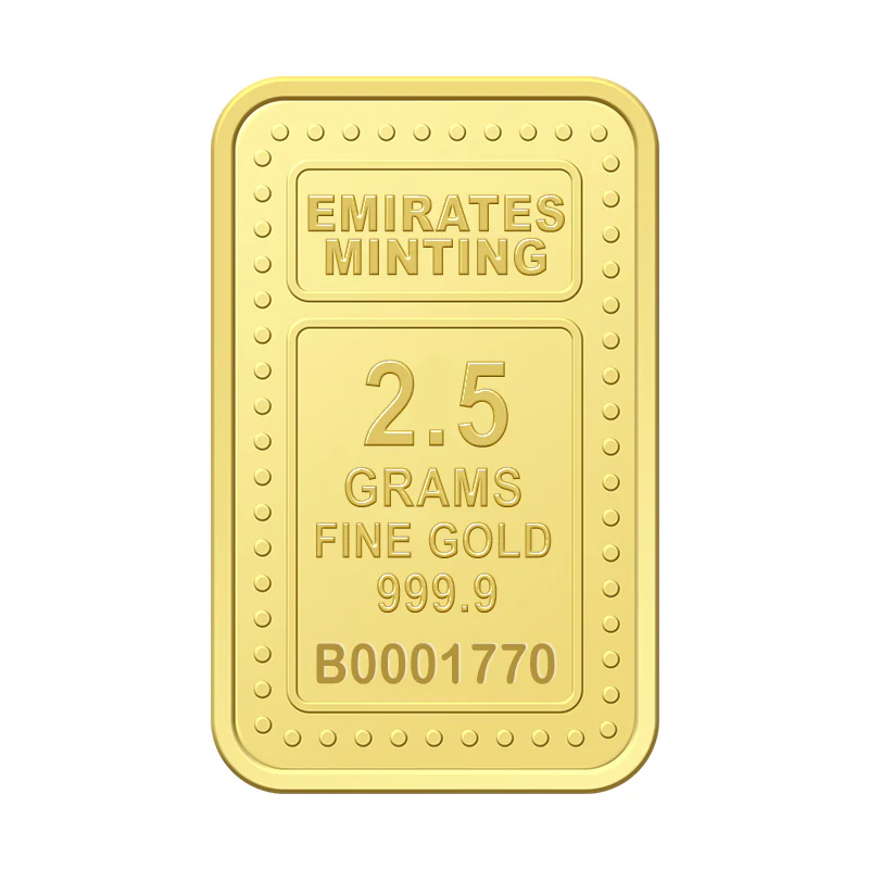 Emirates Minting 2.5 Grams Burj Al Arab Gold Bar 999.9 Purity - FKJGBR24K2331 - Image 4