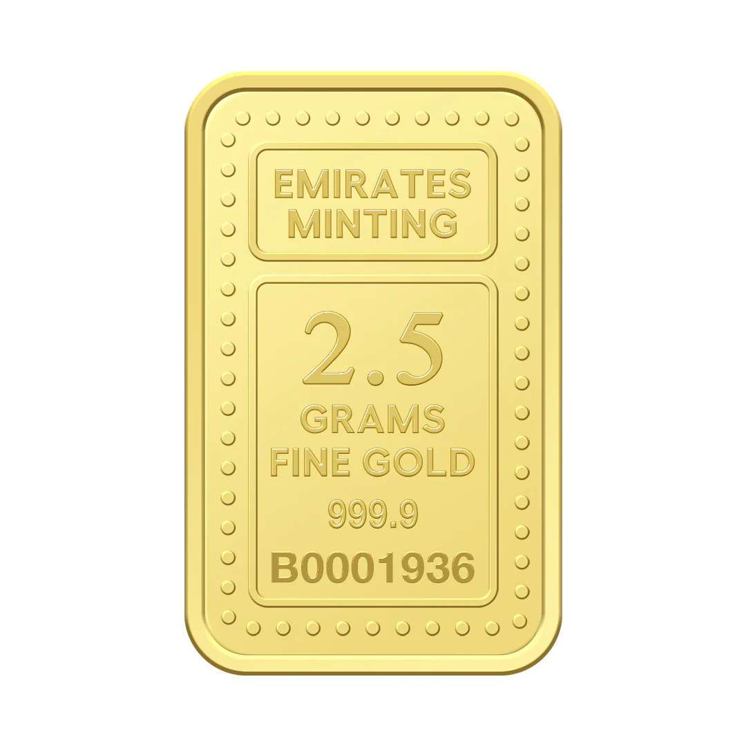 Emirates Minting 2.5 Grams Kaaba Gold Bar 999.9 Purity - FKJGBR24K2348 - Image 2