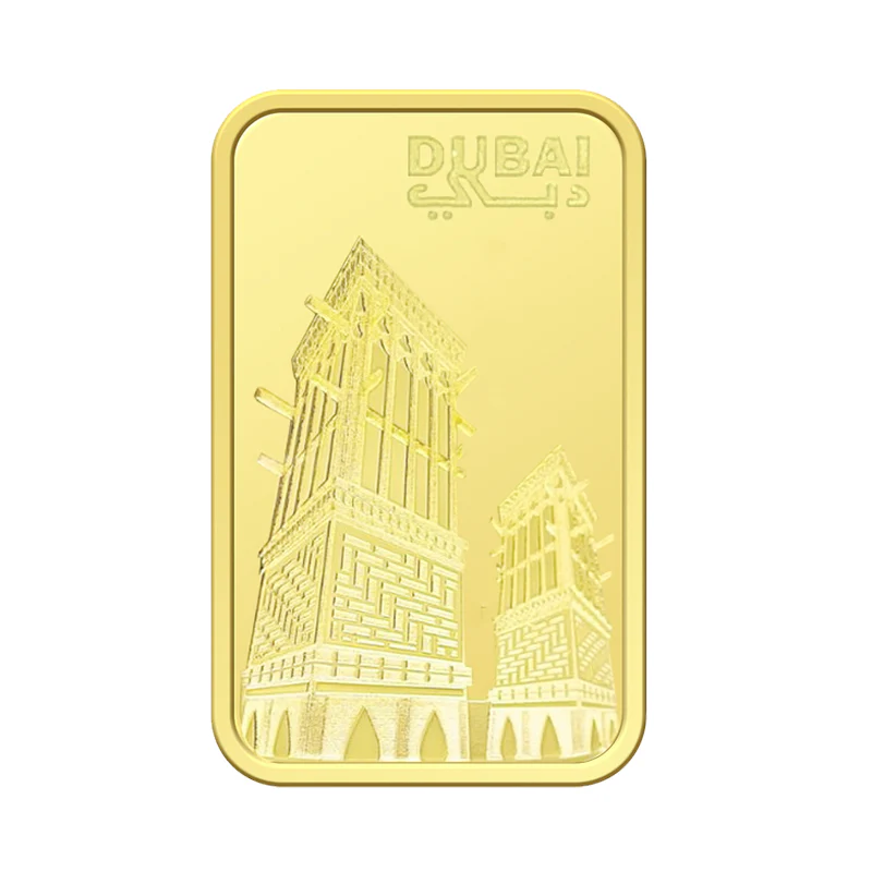 Emirates Minting 2.5 Grams UAE Heritage Building Gold Bar 999.9 Purity - FKJGBR24K2328 - Image 3