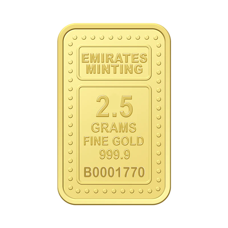 Emirates Minting 2.5 Grams UAE Heritage Building Gold Bar 999.9 Purity - FKJGBR24K2328 - Image 4
