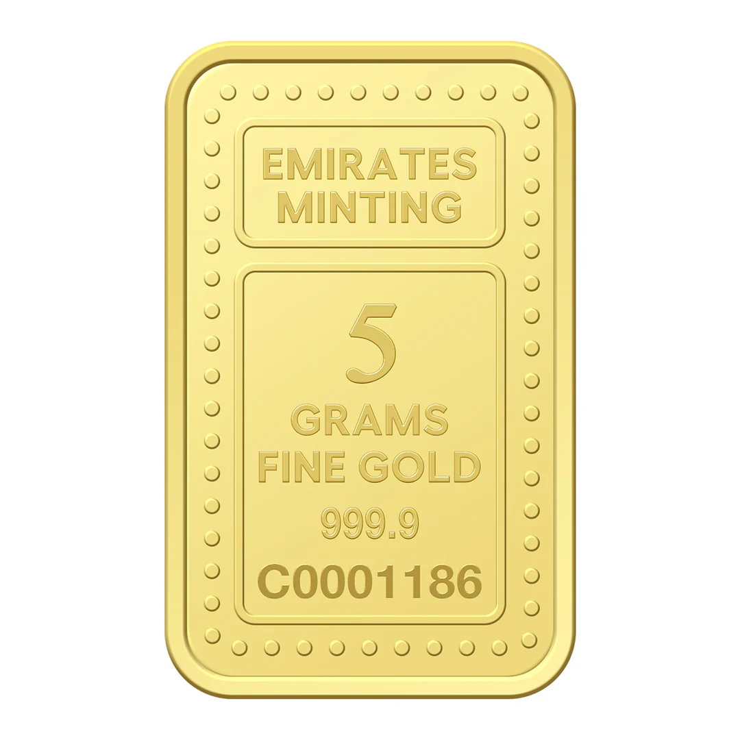 Emirates Minting 5 Grams 999.9 Purity Gold Bar - FKJGBR24K2249 - Image 3