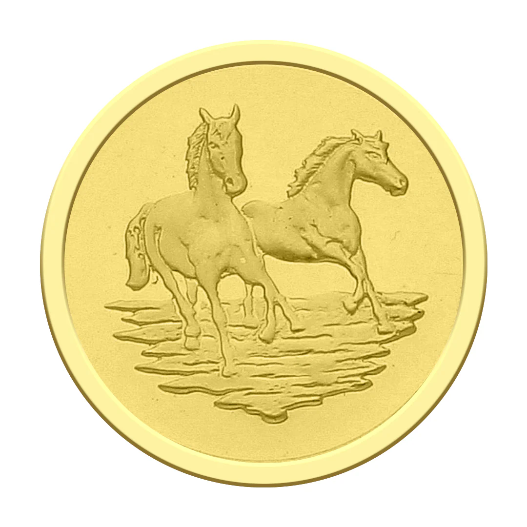 Emirates Minting Arabian Horse 1 Gram Gold Coin 999.9 Purity - FKJCON24K2307 - Image 2