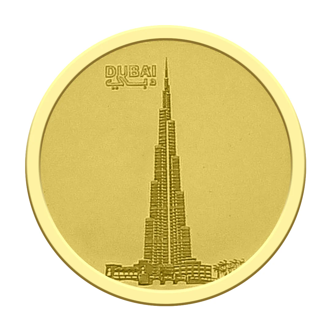 Emirates Minting Burj Khalifa 1 Gram Gold Coin 999.9 Purity - FKJCON24K2306 - Image 2