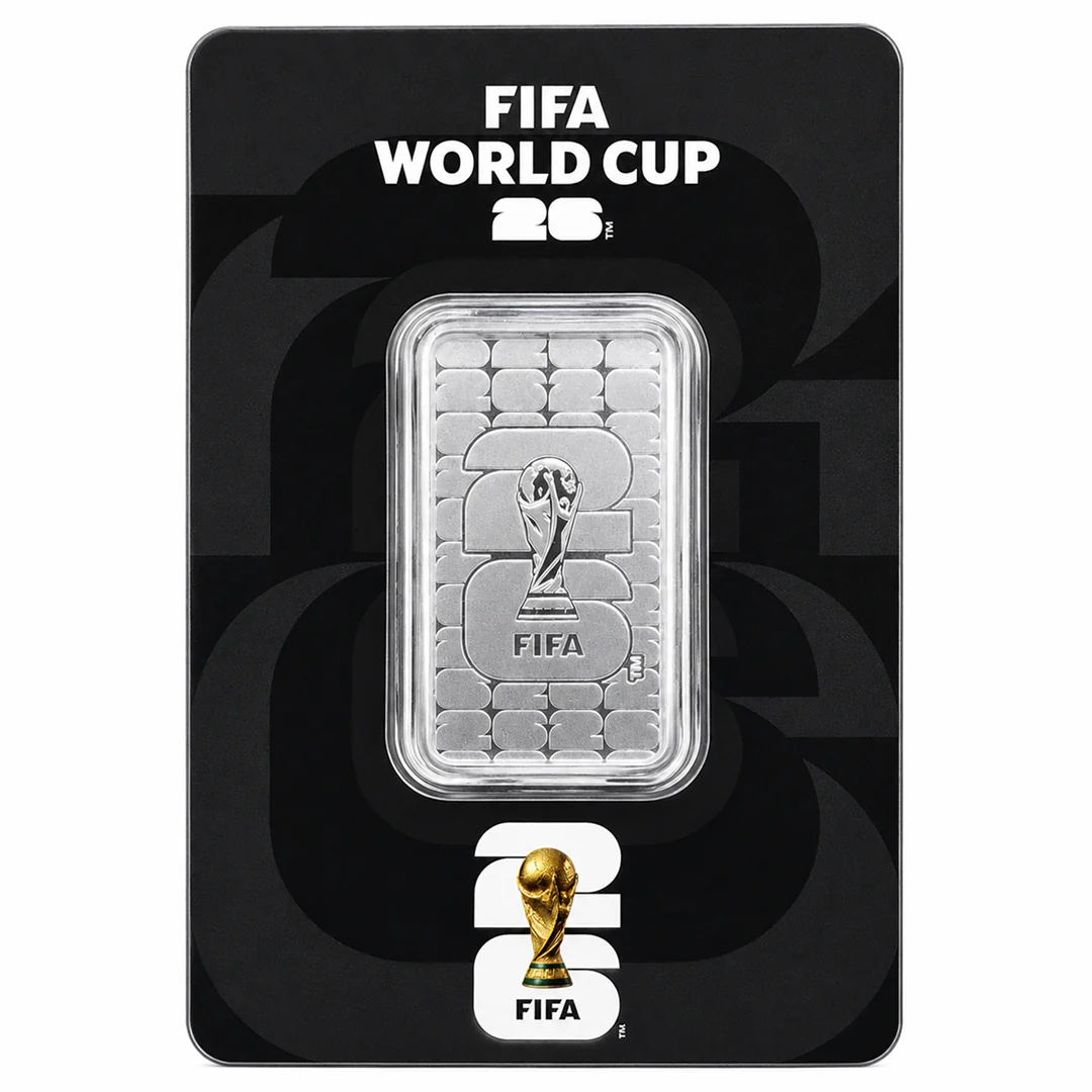 FIFA World Cup 26 1 Ounce Silver Bar - FKJGBRSL6957