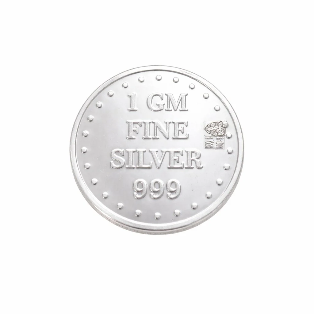 FK Jewellers 1 Gram 999 Purity Silver Coin - FKJCONSL6896 - Image 2