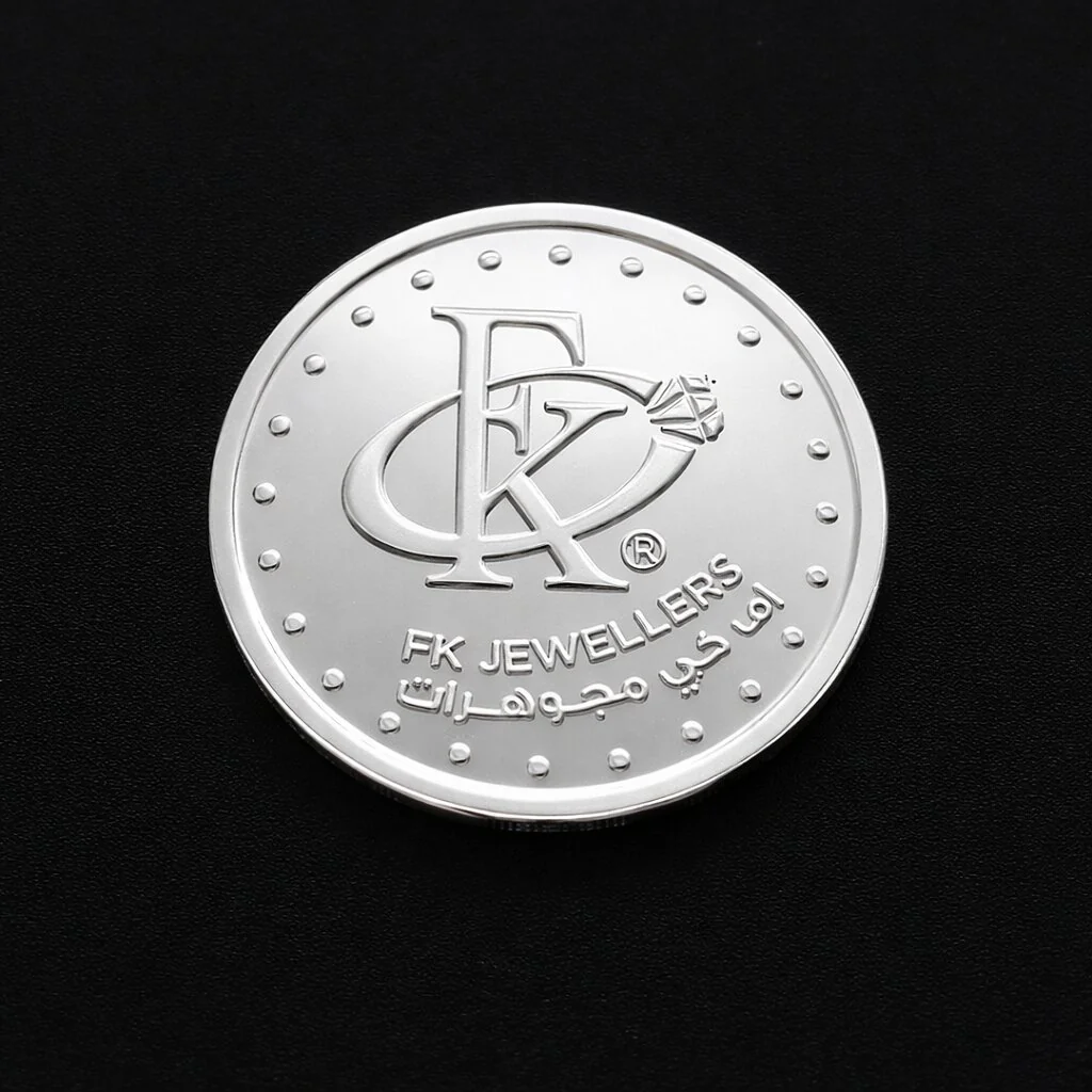 FK Jewellers 1 Gram 999 Purity Silver Coin - FKJCONSL6896 - Image 3
