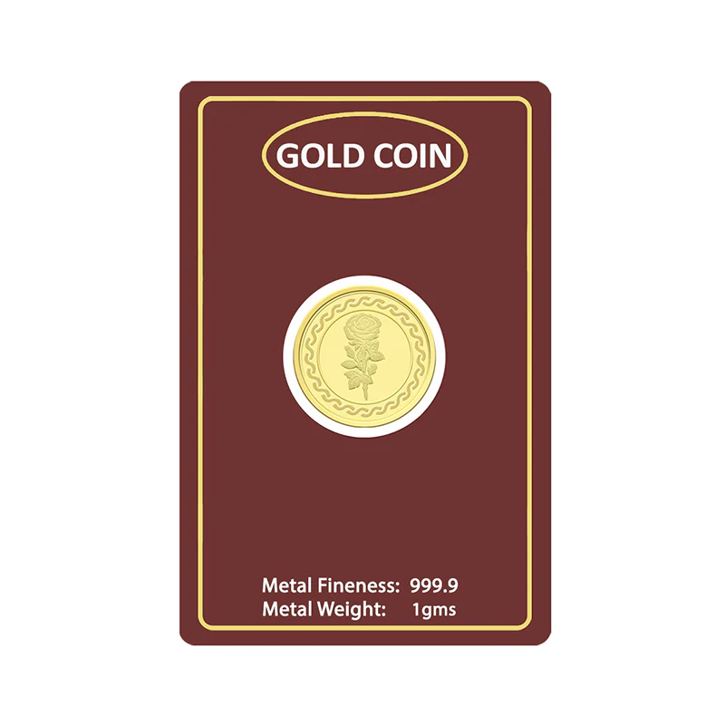Gold 1 Gram Coin 24KT 999.9 Purity - FKJCON24KU4006 - Image 2