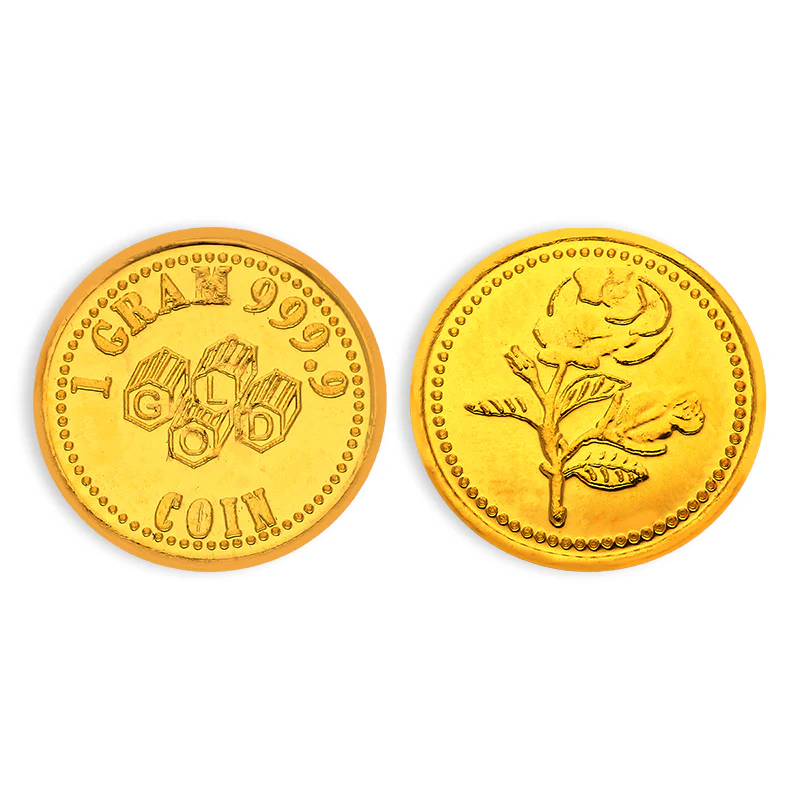 Gold 1 Gram Coin 24KT 999.9 Purity - FKJCON24KU6074 - Image 6