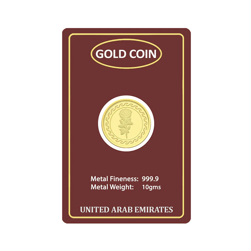 Gold 10 Gram Coin 24KT 999.9 Purity - FKJCON24KU6052 - Image 2