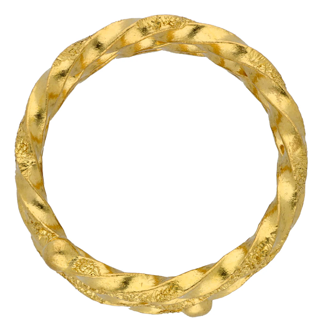 Gold 10 Grams Spiral Ring 24KT - FKJRN24KU6568 - Image 3