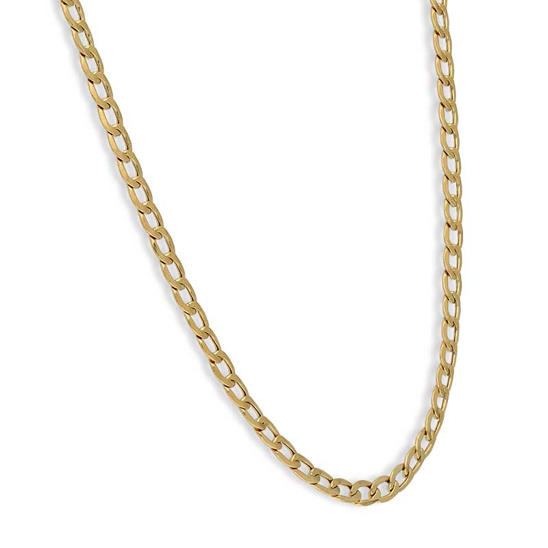 Gold 18 Inches Curb Chain 18KT - FKJCN18KU6405 - Image 3