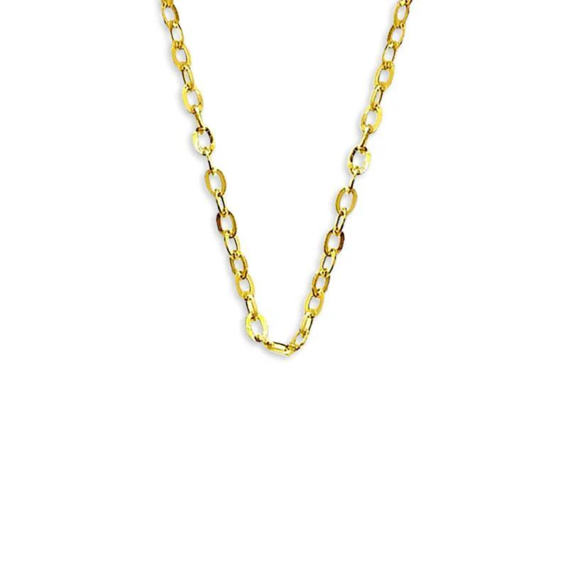 Gold 18 Inches Link Chain in 18KT - FKJCN18KU6321 - Image 2