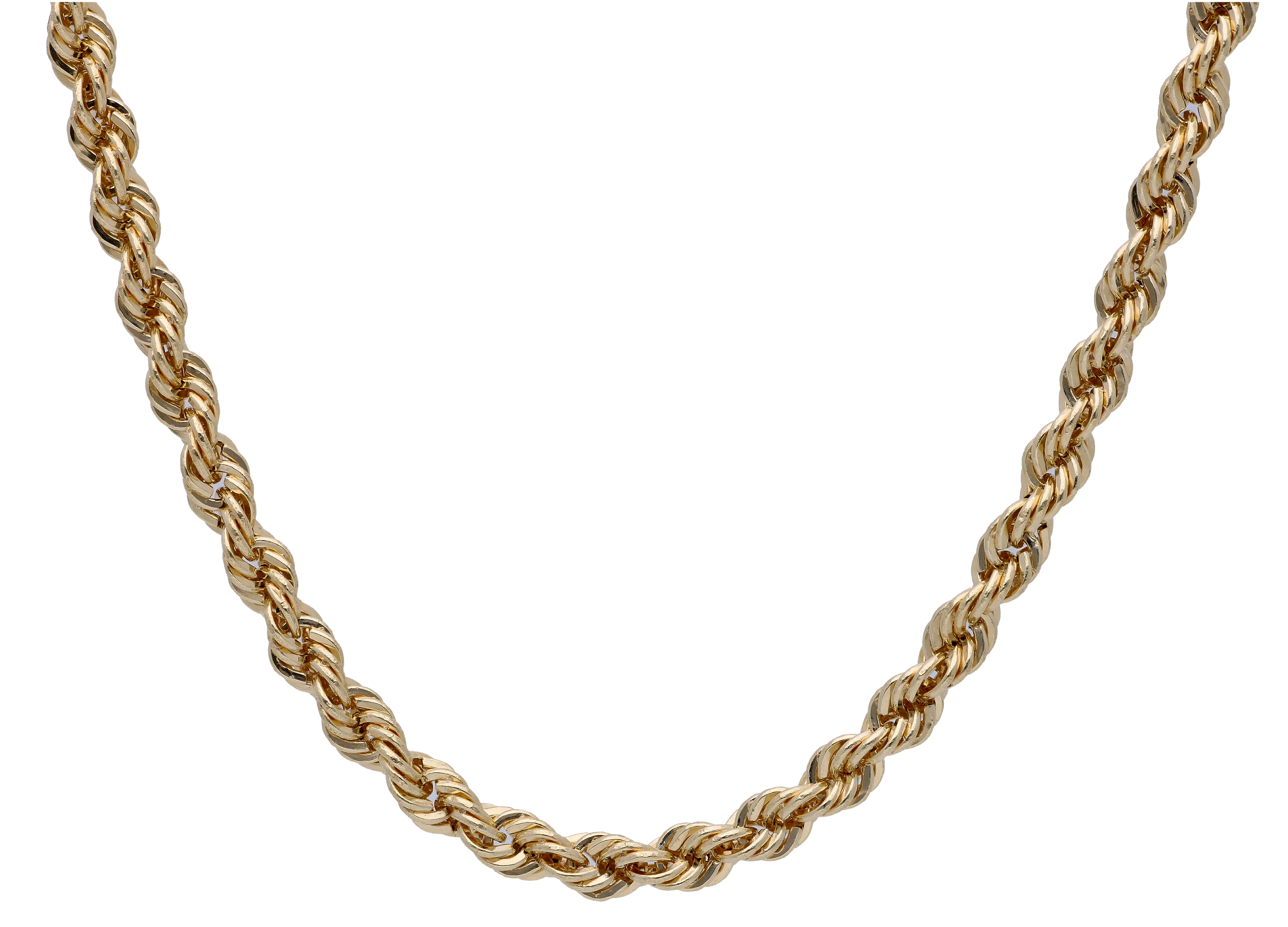Gold 18 Inches Rope Chain in 18KT - FKJCN18KU6312 - Image 2