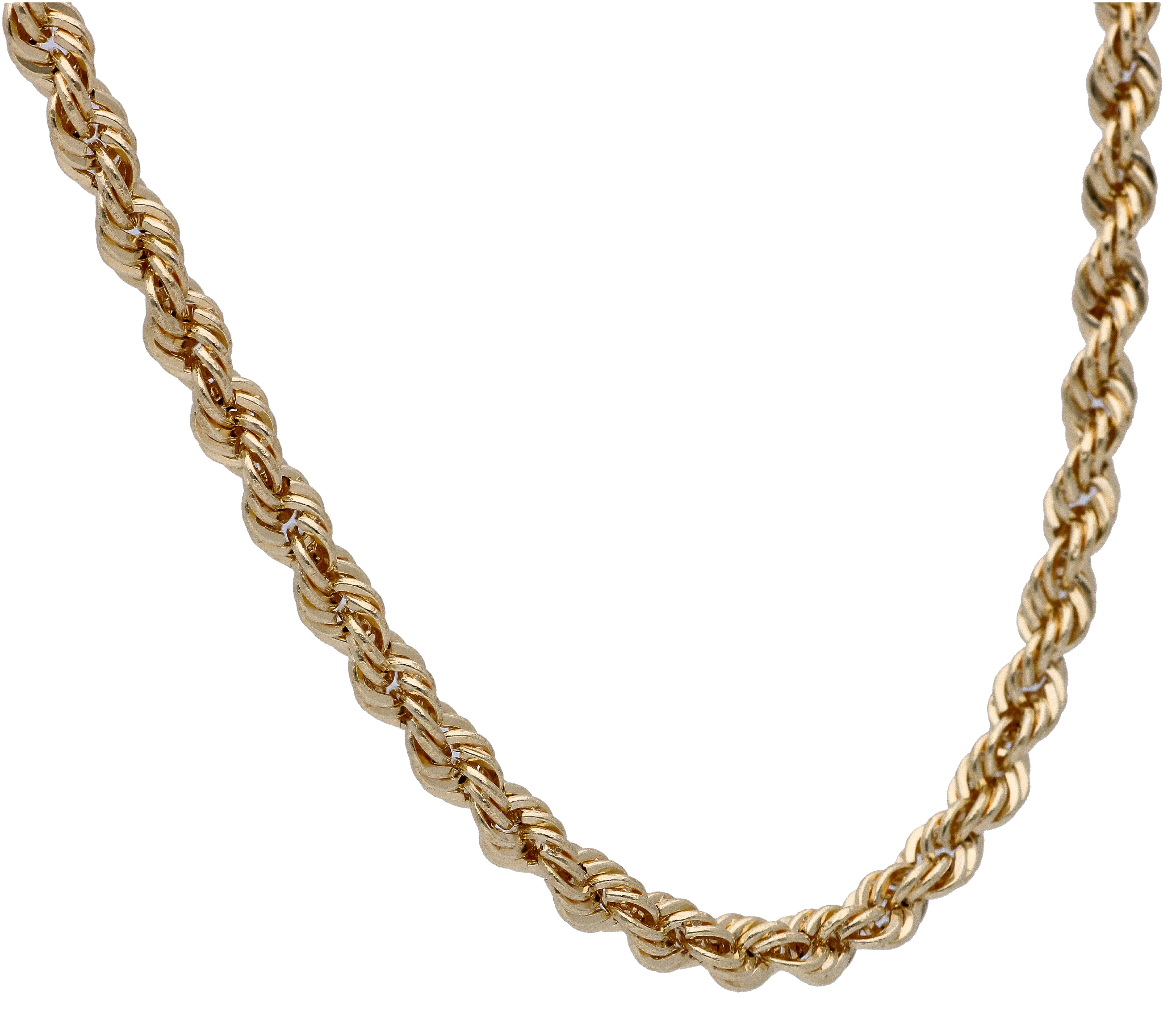 Gold 18 Inches Rope Chain in 18KT - FKJCN18KU6313 - Image 2