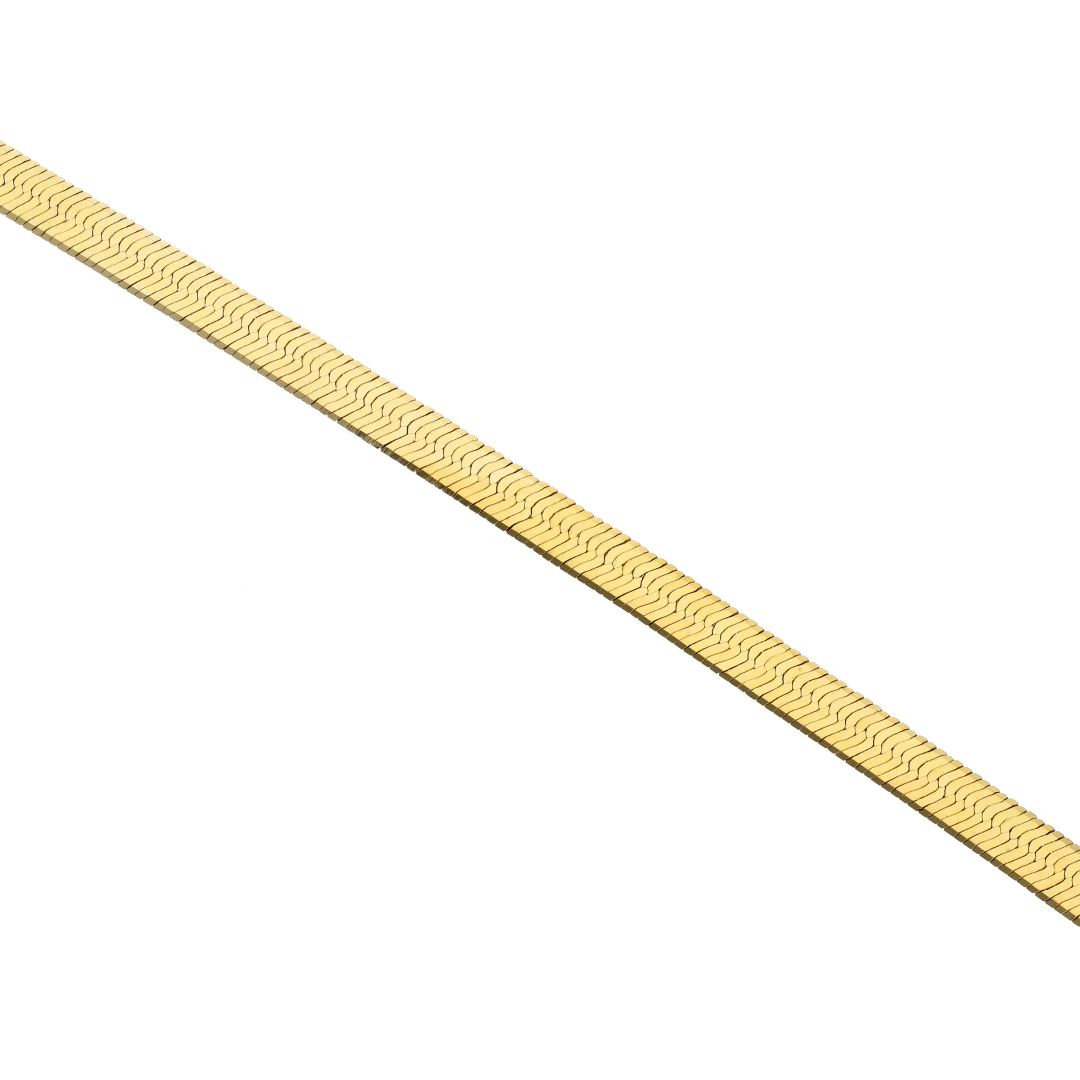 Gold Wide Bracelet 18KT - FKJBRL18KU6562 - Image 4