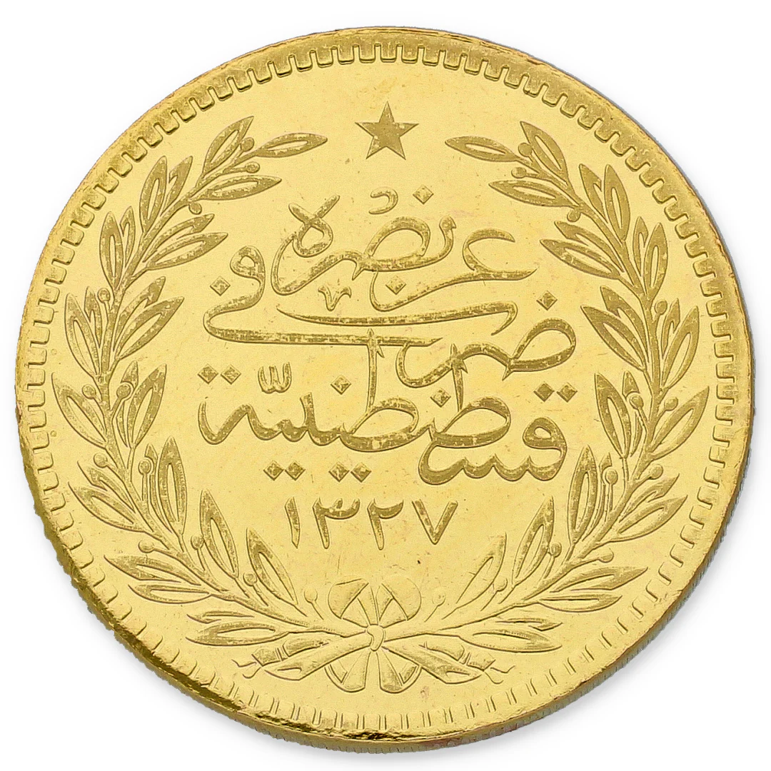 Gold 21KT Turkish Lira 36 Grams Coin - FKJCON21K2298 - Image 2