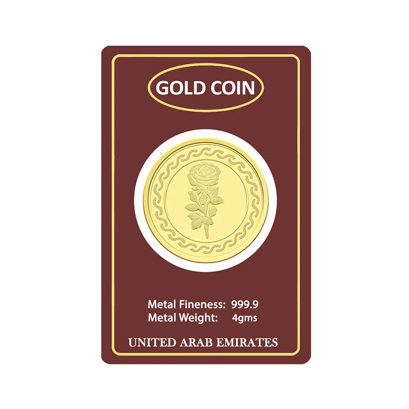 Gold 4 Gram Coin 24KT 999.9 Purity - FKJCON24KU4011 - Image 2