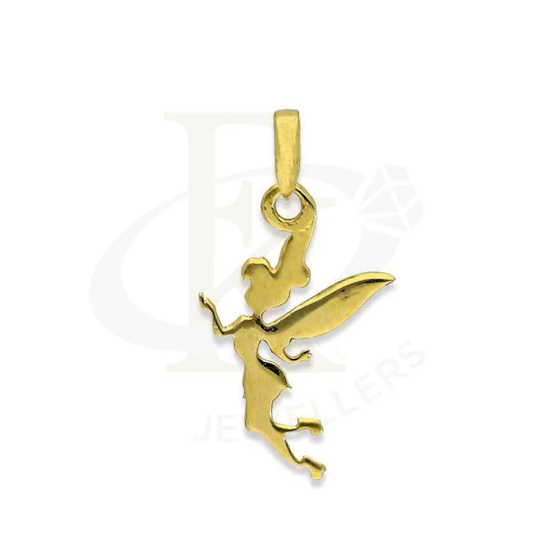 Gold Tinkerbell Fairy Angel Pendant 18KT - FKJPND18K2690