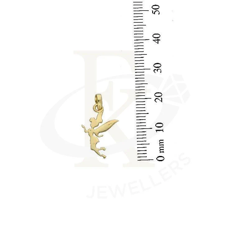 Gold Tinkerbell Fairy Angel Pendant 18KT - FKJPND18K2690 - Image 2