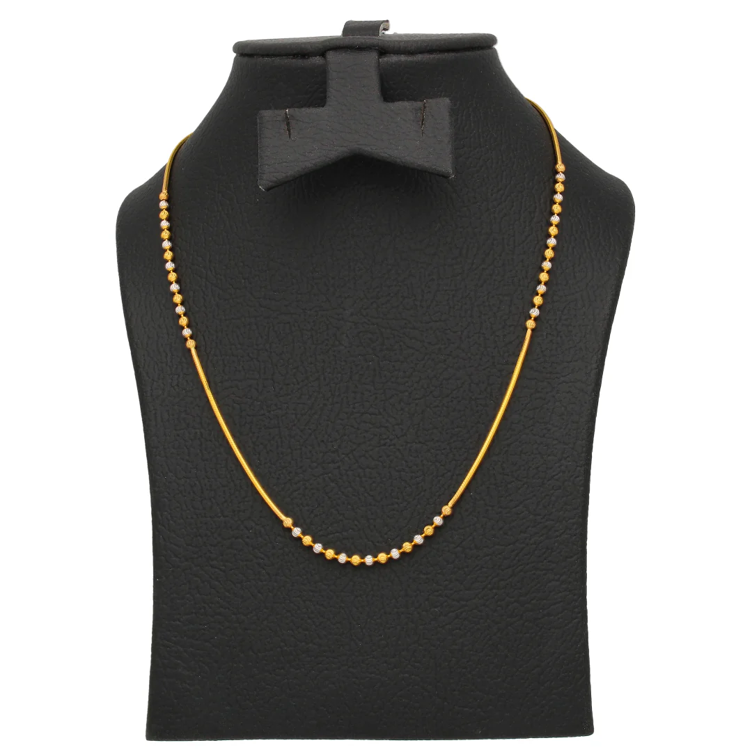 Gold Ball Chain 22KT - FKJCN22KU6641