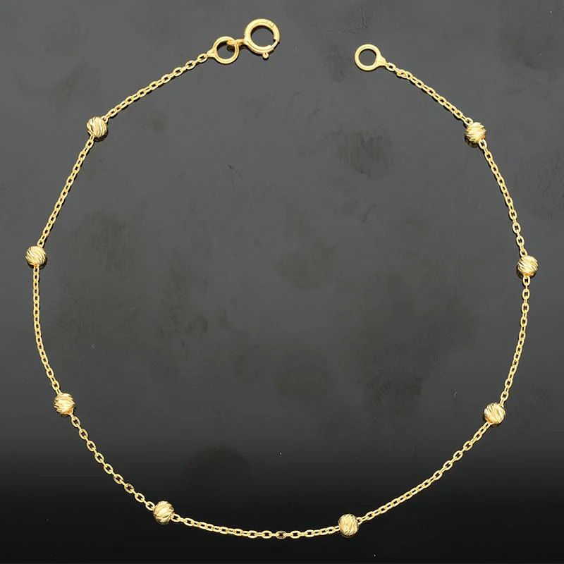 Gold Balls Bracelet 21KT - FKJBRL21K2242 - Image 3