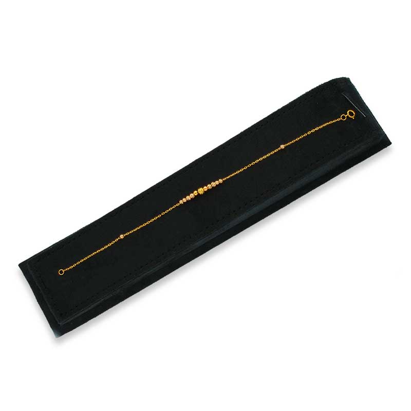 Gold Beads Bracelet 21KT - FKJBRL21KU6021 - Image 3